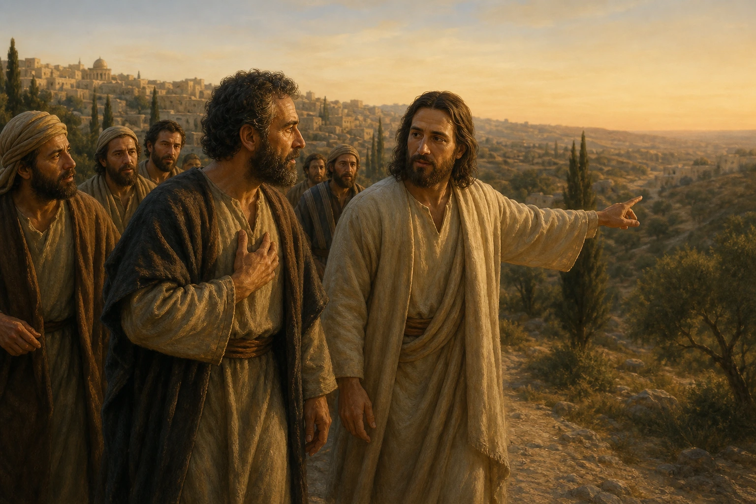 Jesús habla a Pedro y señala la promesa del reencuentro en Galilea.