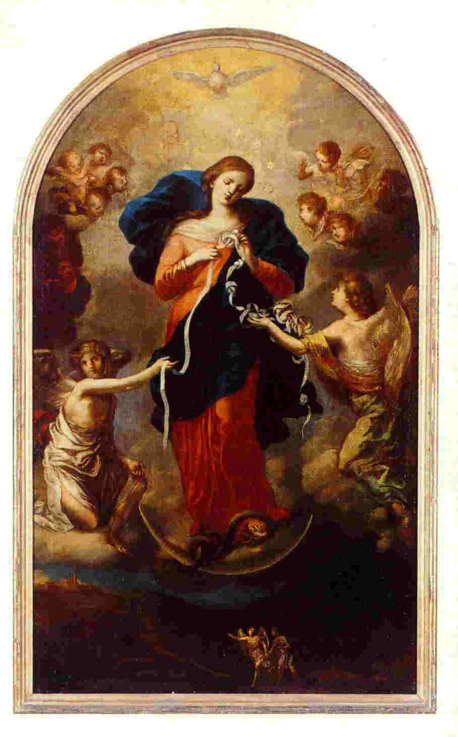«María que desata los nudos», de Johann Georg Melchior Schmidtner