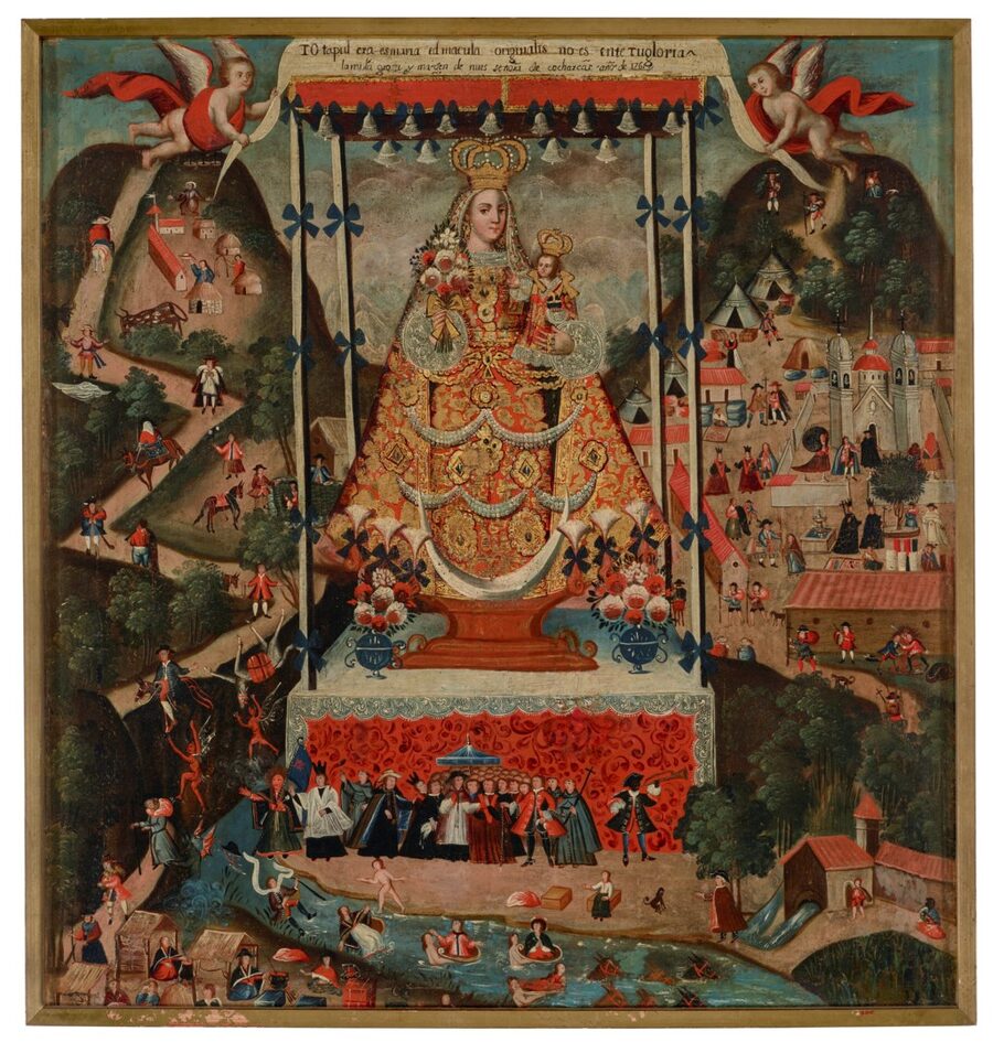 Lienzo de Nuestra Señora de Cocharcas (escuela cuzqueña)
