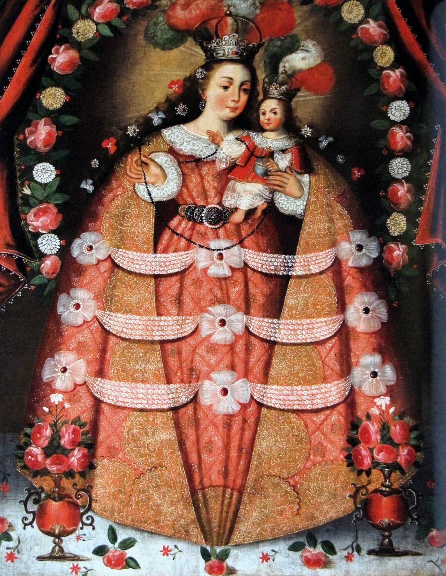 Nuestra Señora del Rosario de Pomata (lienzo colonial)
