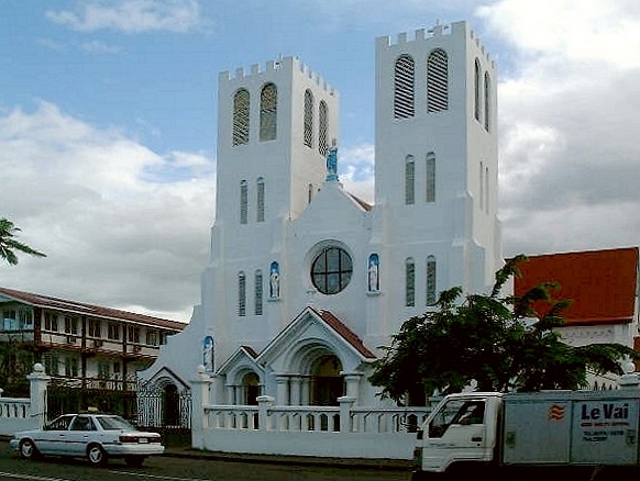 La catedral de la Inmaculada Concepción de Apia (Samoa)