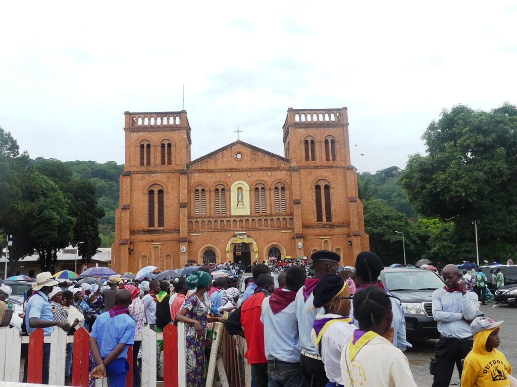 La catedral de Notre-Dame de Bangui (Rep. Centroafrican