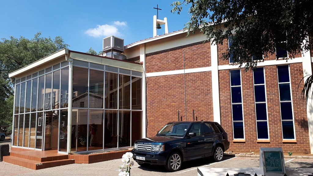 La catedral de Cristo Rey de Gaborone (Botsuana)