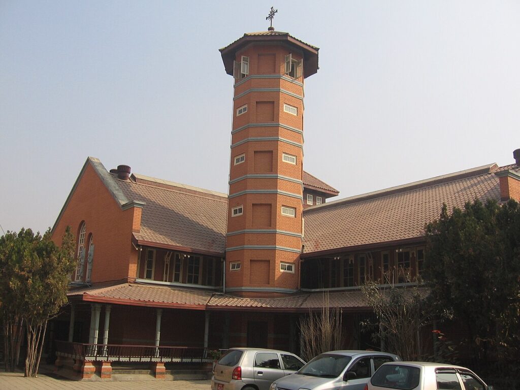 La iglesia de la Asunción de Katmandú (Nepal)