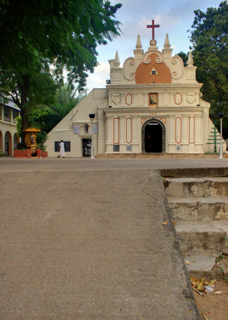 La iglesia de Nuestra Señora de la Luz de Mylapore, Chennai 