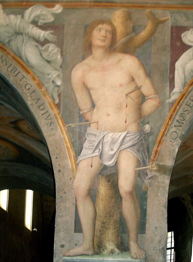 Fresco de Luini en Santa Maria degli Angeli