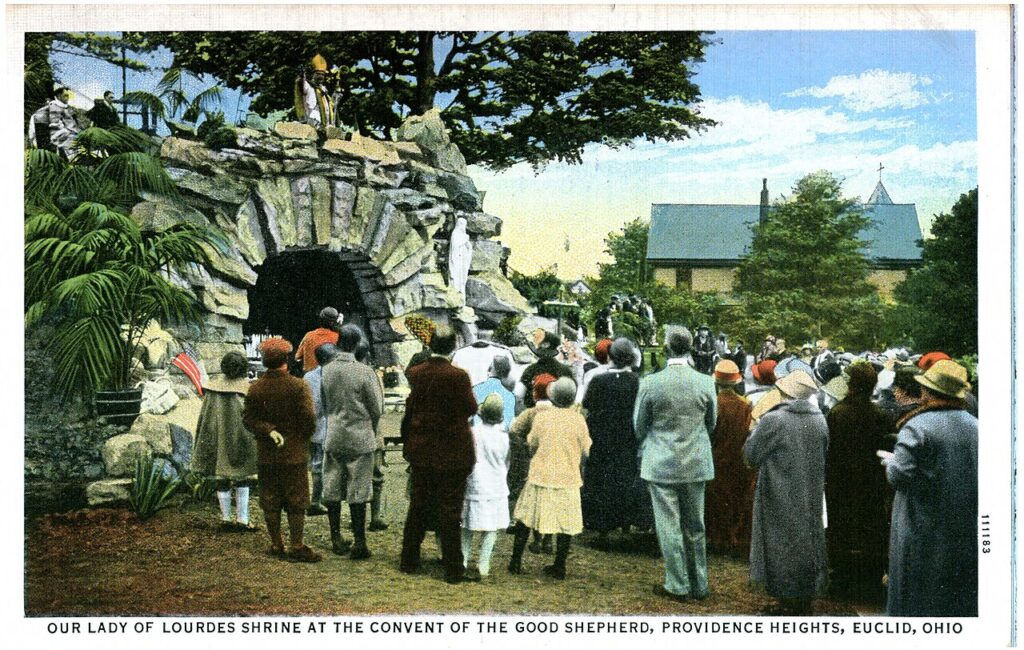 El Santuario de Nuestra Señora de Lourdes de Euclid (Ohio)