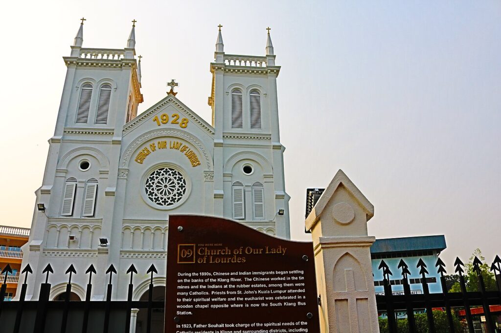 La iglesia de Nuestra Señora de Lourdes de Klang (Selangor, 