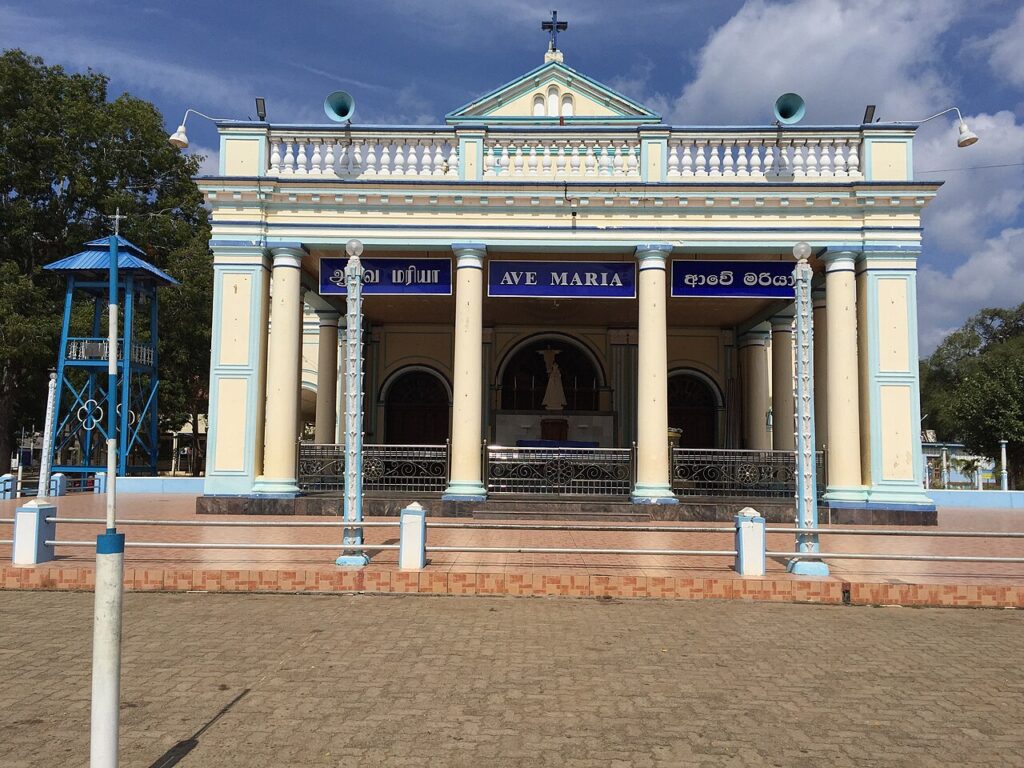 El santuario nacional de Nuestra Señora de Madhu (Sri Lanka)