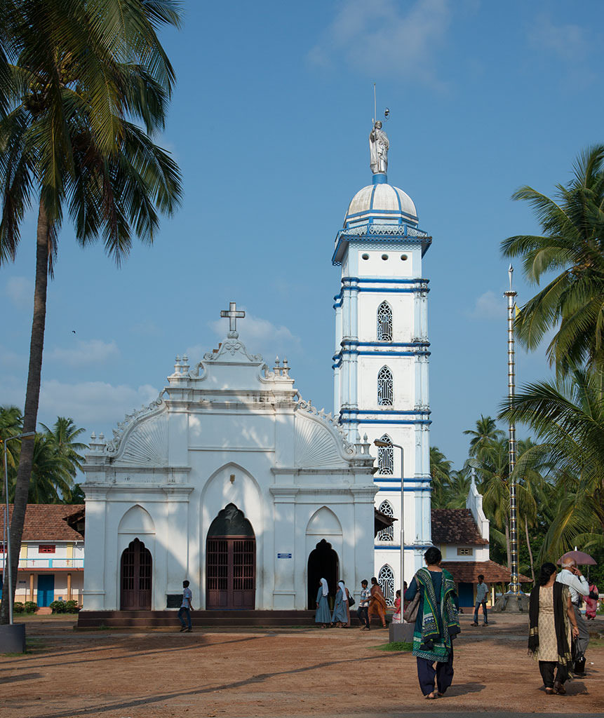 La iglesia de Palayur (Thrissur, Kerala), una de las atribui