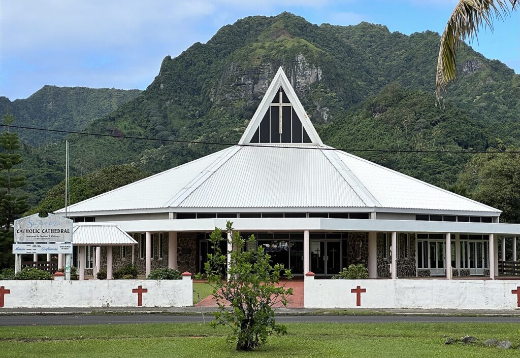 La catedral de San José de Avarua (Islas Cook)