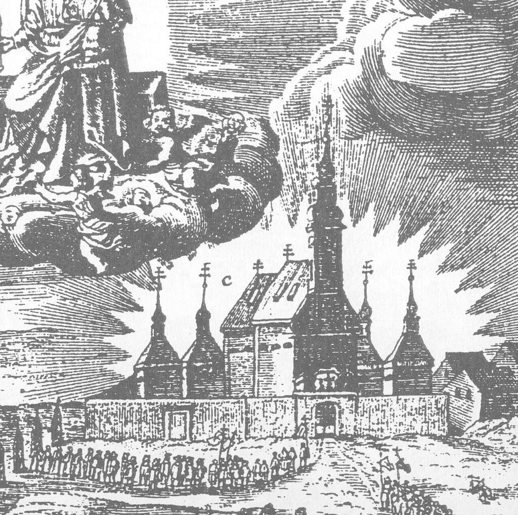 Iglesia de Tuřany en 1658