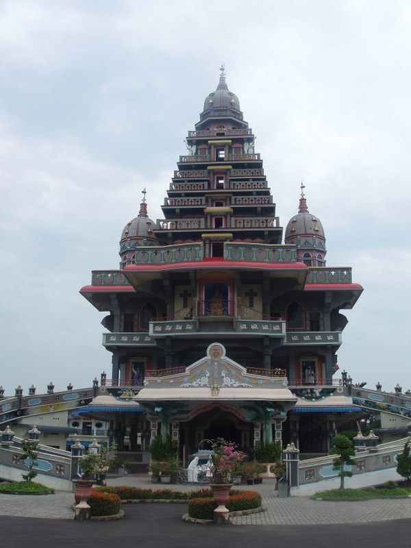 El santuario Graha Maria Annai Velangkanni de Medan (Sumatra