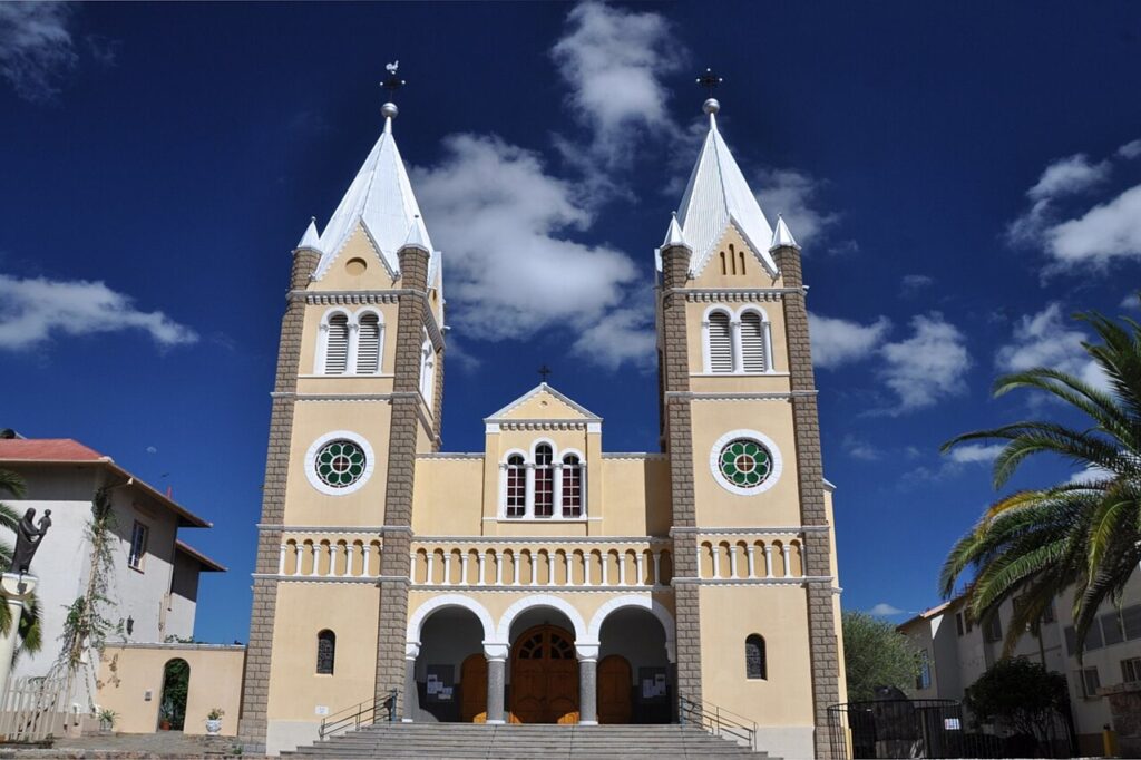 La catedral de Santa María de Windhoek (Namibia)