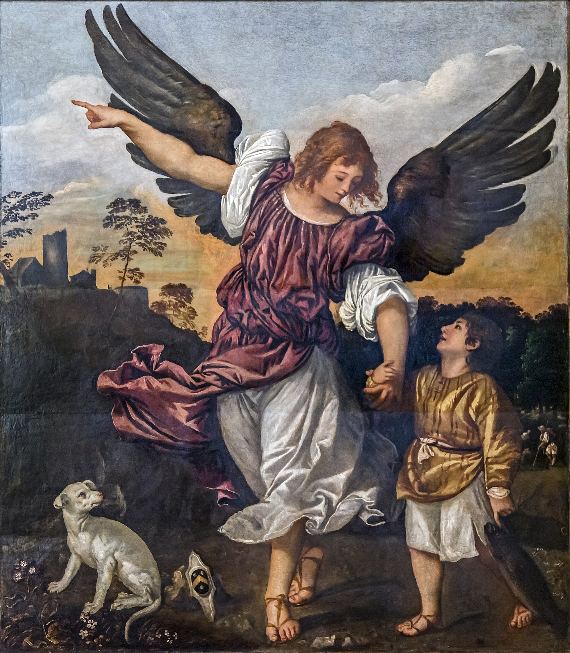 Accademia Archangel Raphael and Tobit by Titian.jpg