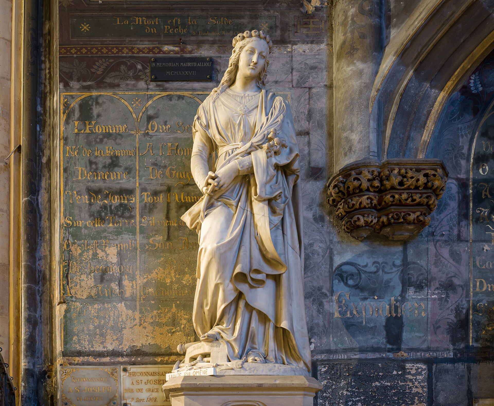 Saint Philomena by J.D. Mahlknecht Eglise Saint Germain Auxerrois.jpg