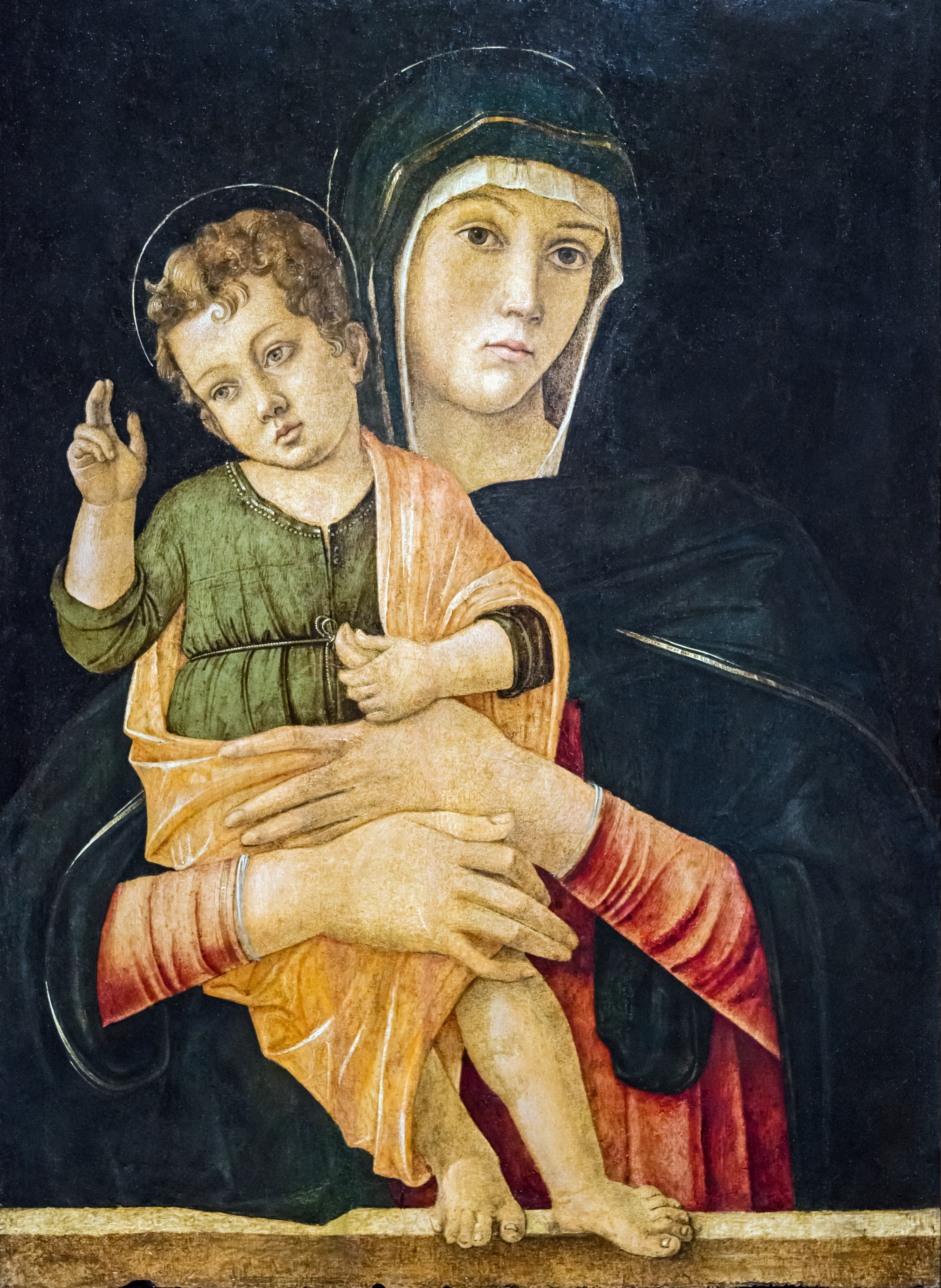 La Virgen con el Niño bendiciendo (Giovanni Bellini)