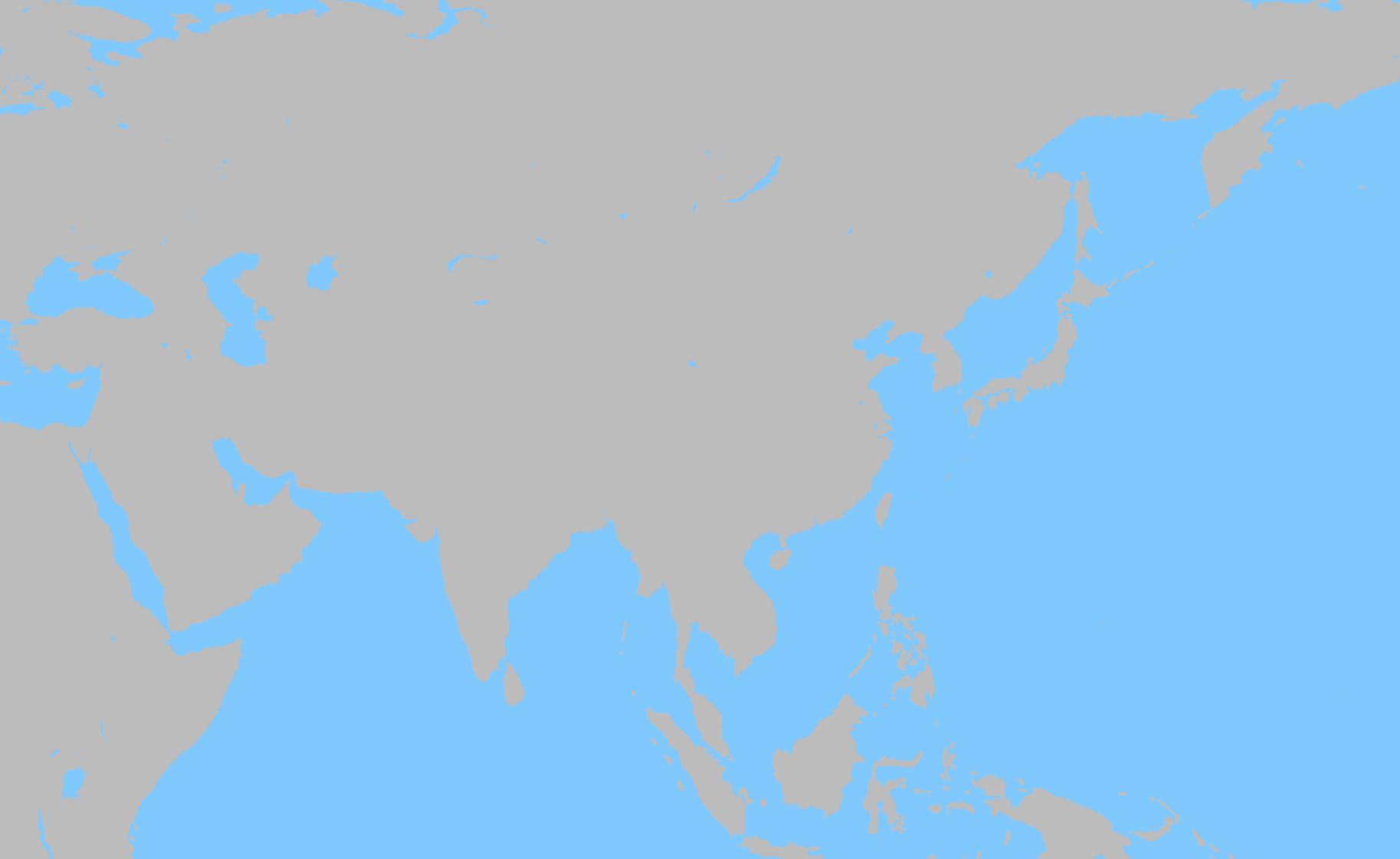 Mapa de Asia