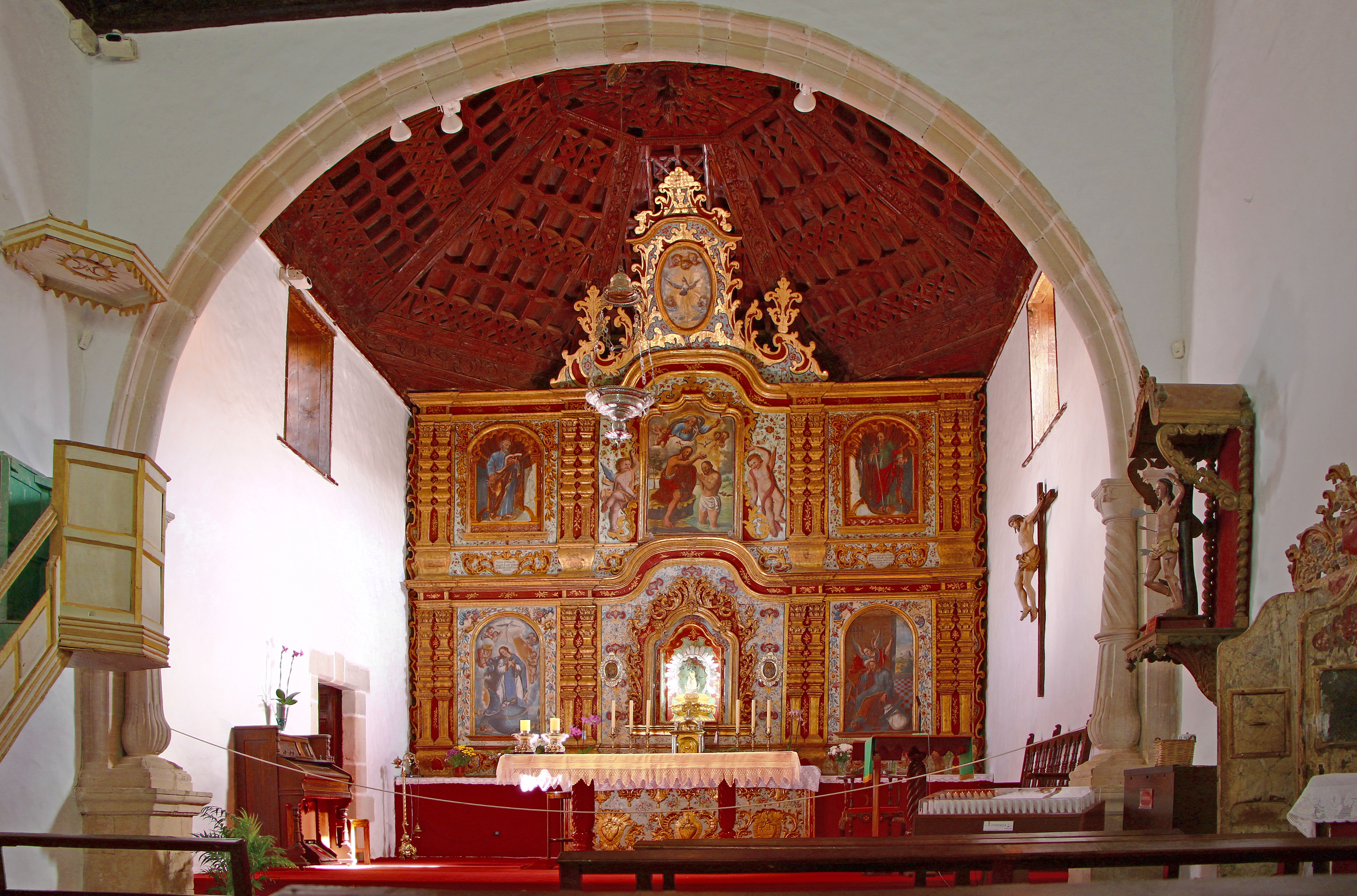Iglesia-santuario de Nuestra Señora de la Peña, en Vega de Río Palmas (Fuerteventura)