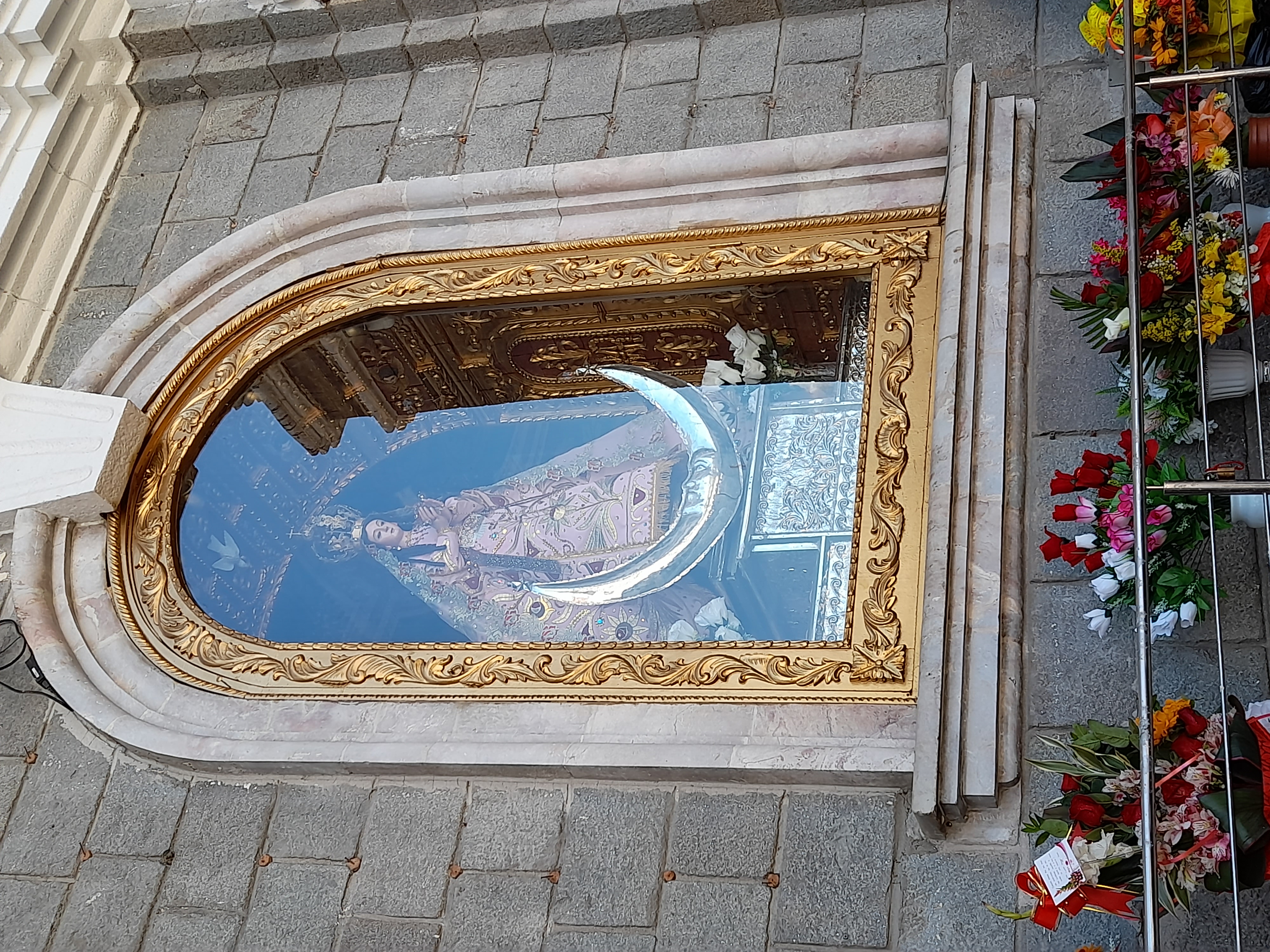 Imagen de Nuestra Señora de la Puerta, venerada en Otuzco (La Libertad, Perú)