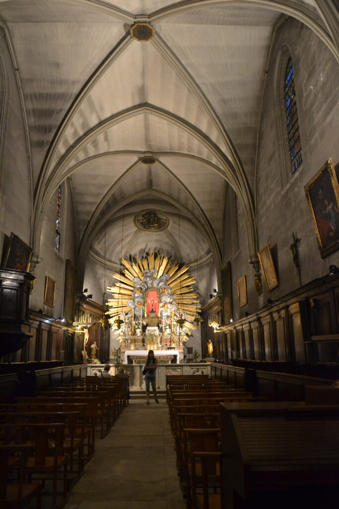Capilla del milagro de los Penitentes Grises de Aviñón, vinculada a la inundación de 1433