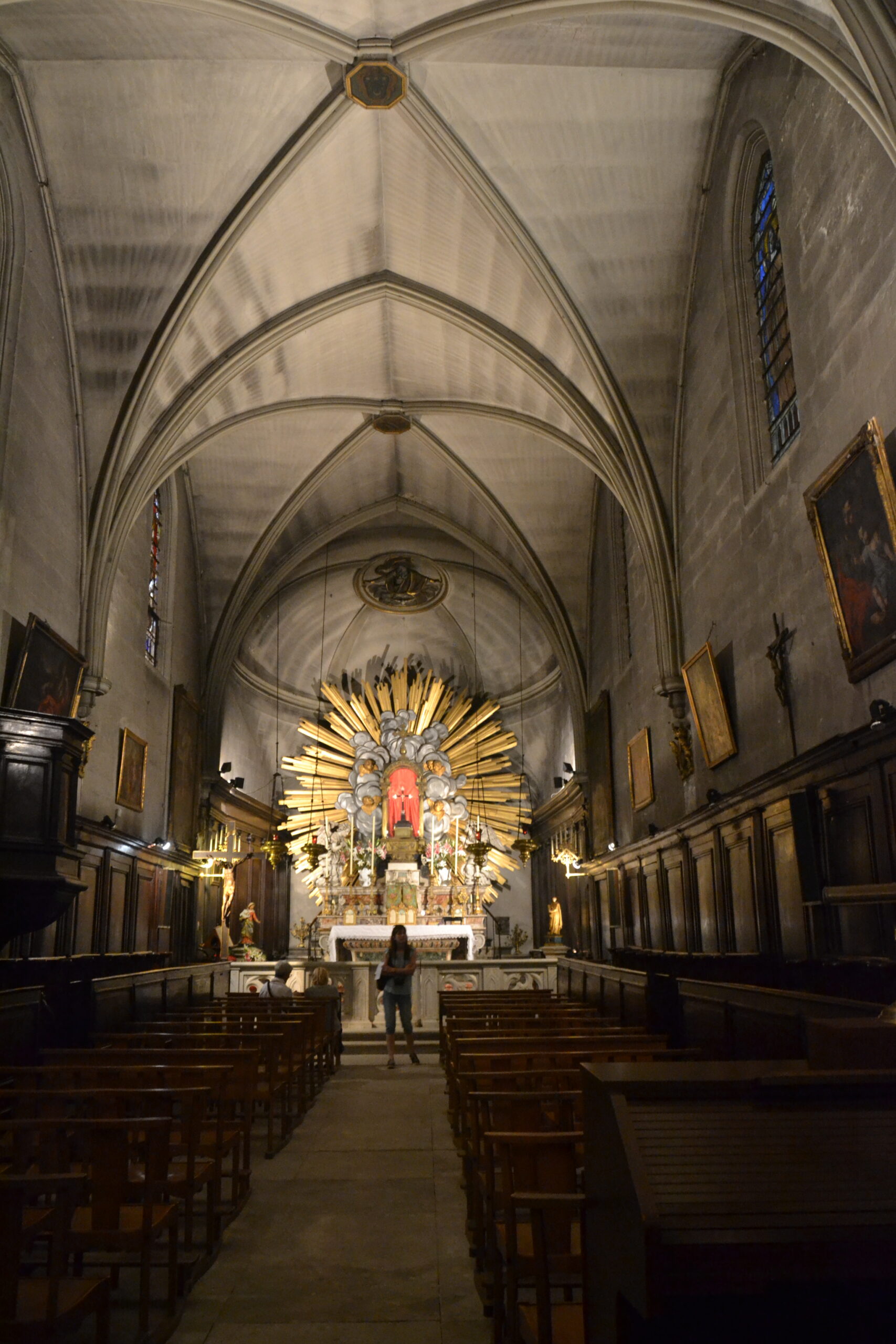 Capilla del milagro de los Penitentes Grises de Aviñón, vinculada a la inundación de 1433