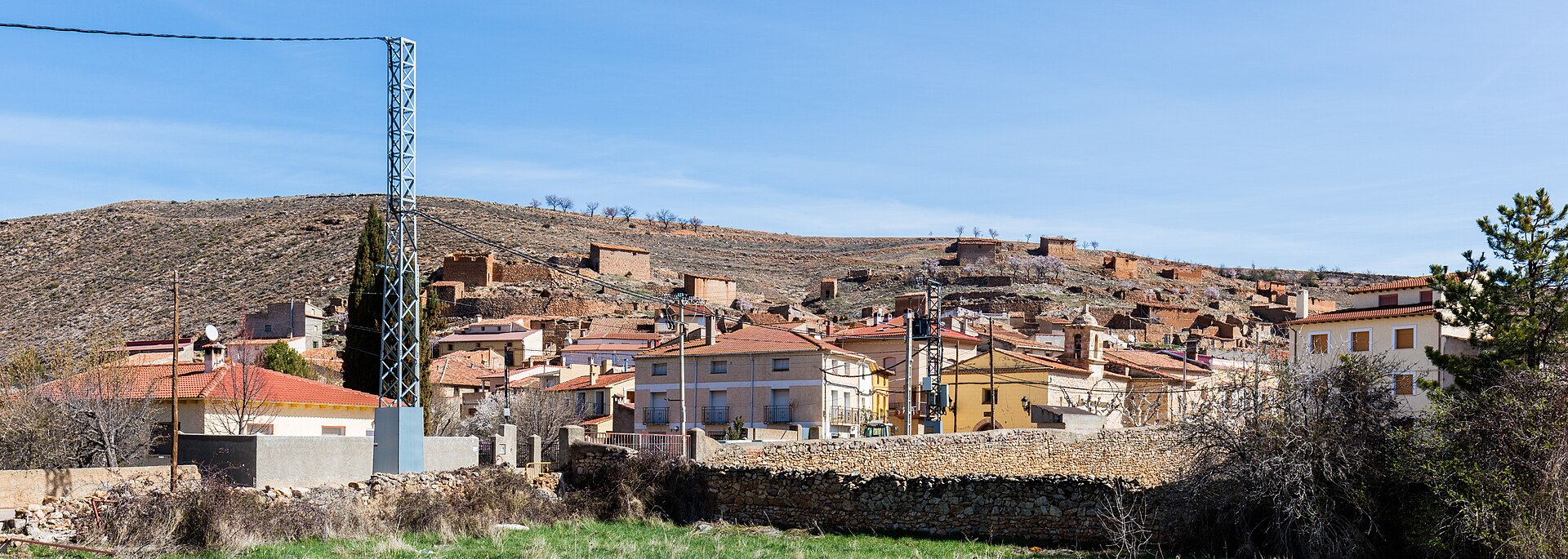 Panorámica del municipio de Cimballa, localidad aragonesa vinculada a la tradición del Santo Dubio