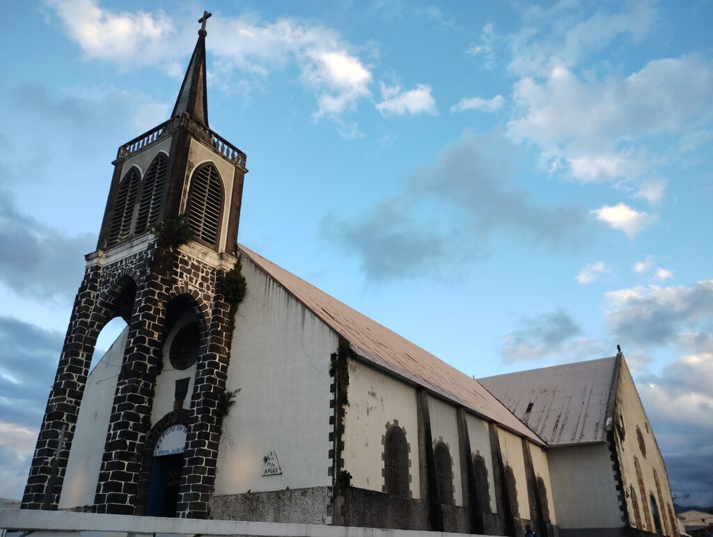 Iglesia católica de Saint-André en la isla de La Reunión