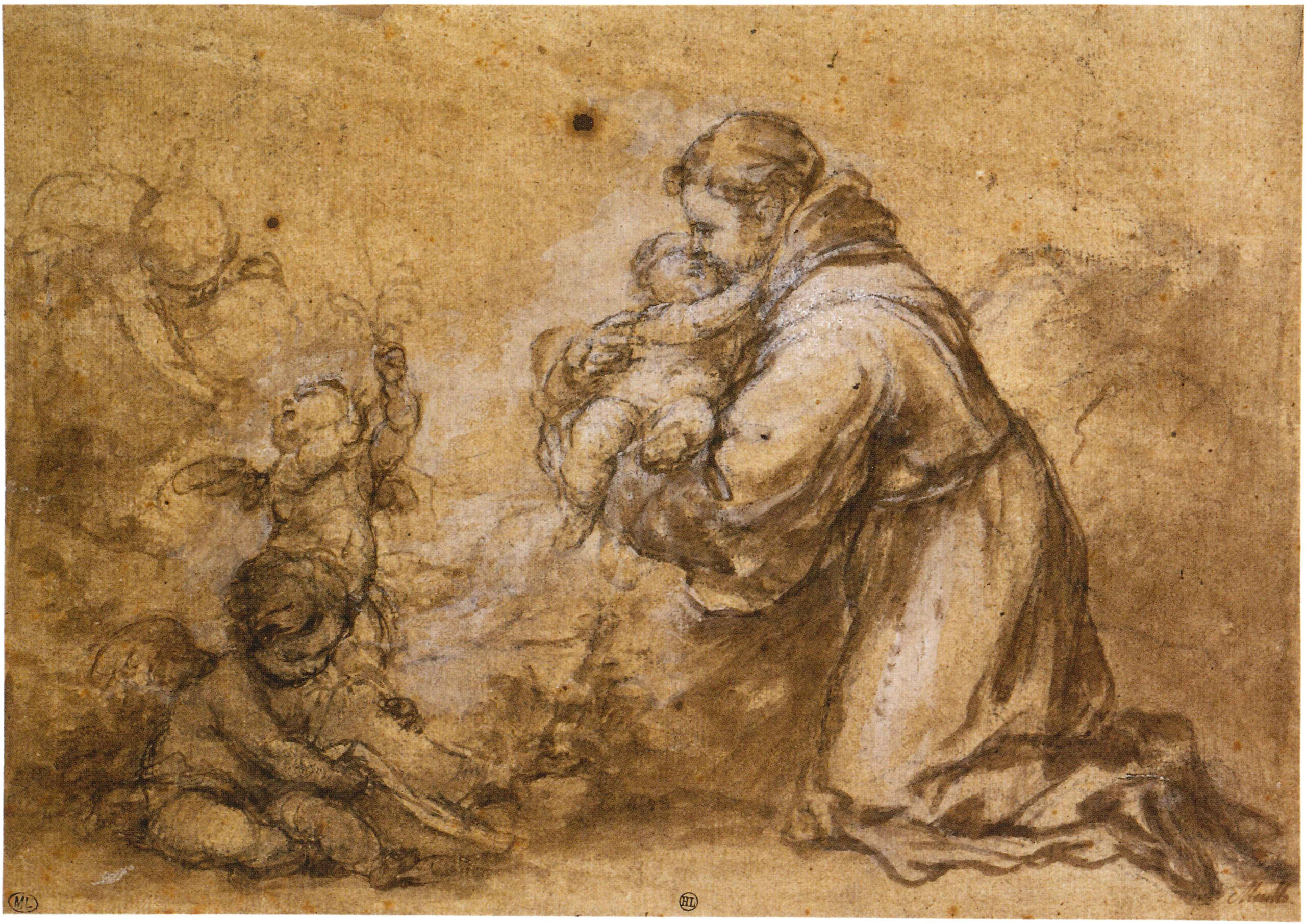 San Antonio de Padua con el Niño Jesús, óleo de Bartolomé Esteban Murillo