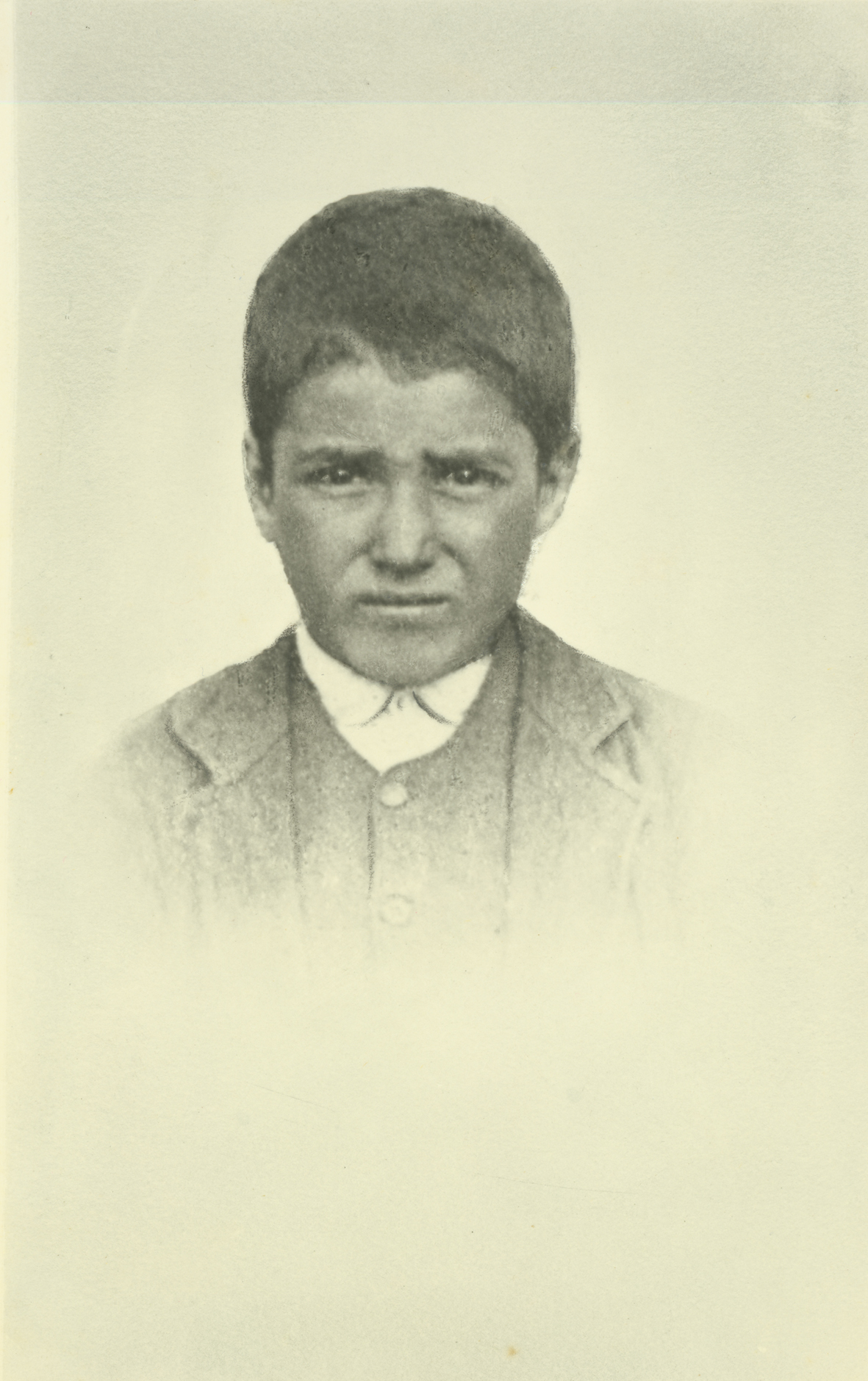 retrato histórico de Francisco Marto (dominio público, con procedencia acreditada)